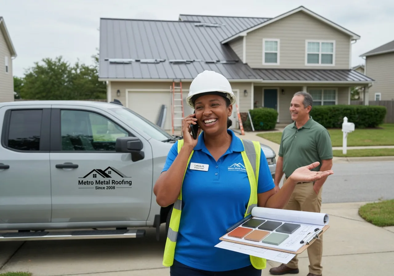 Storm Damage Metal Roof Repair in Bon Air, AL